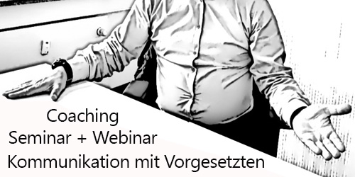 Kommunikation mit Vorgesetzten Webinar Coaching Seminar