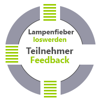 Lampenfieber loswerden Teilnehmerfeedback