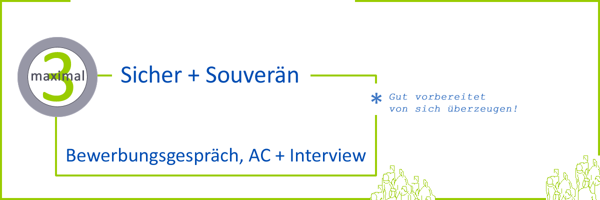 Seminar Bewerbungsworkshop Sicher + Souverän im Bewerbungsgespräch, AC und Interview