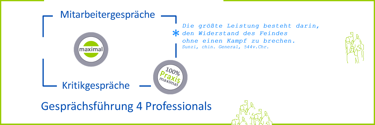 Seminar Gesprächsführung 4 Professionals - Mitarbeitergespräche - Kritikgespräche