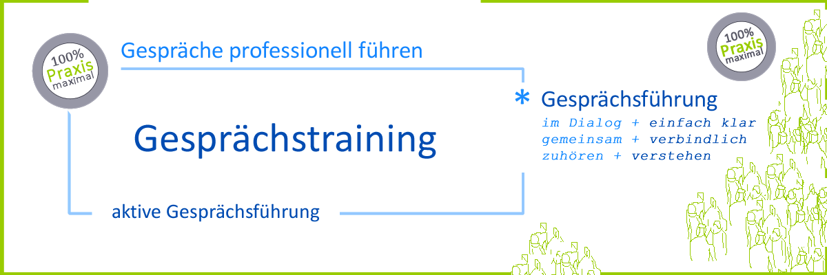 Gesprächstraining aktives Gesprächsführung