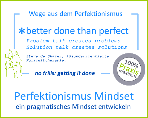 Pathologischer Perfektionismus - Perfektionismus Mindset