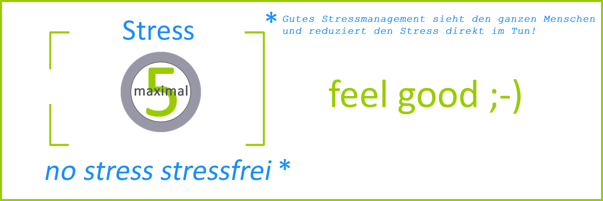 Seminar + Coaching Stress no stress stressfrei