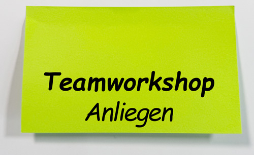 Anliegen an den Teamworkshop - Workshops für Teams, Teamworkshops, Workshops für Arbeitsgruppen, Workshops für Abteilungen, Team Workshop, Mitarbeiter Workshops, Firmenworkshops, Workshops Unternehmen, Inhouse Workshops - MTO-Consulting Dipl.-Psych. Jürgen Junker und Dipl.-Soziologin Isabella Junker