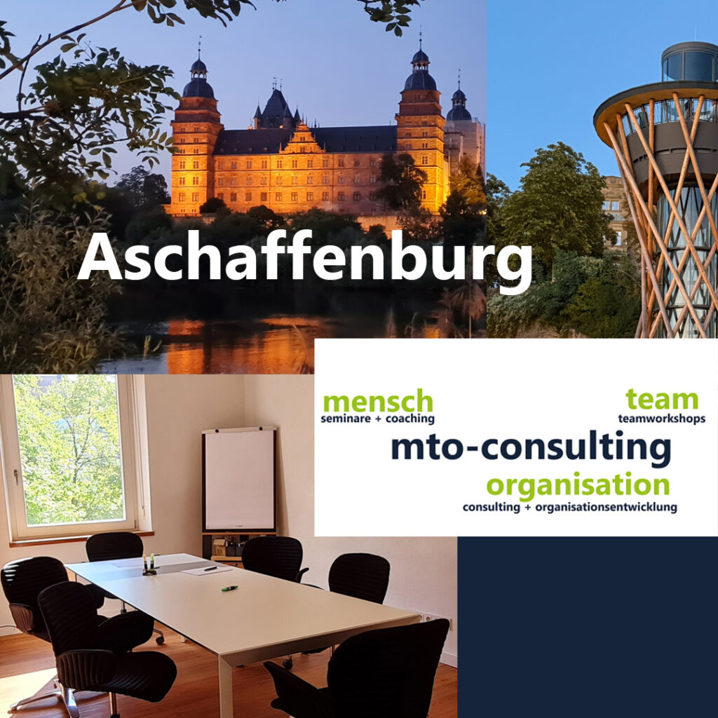 Seminare und Coaching in Aschaffenburg und Frankfurt sowie im Rhein-Main Gebiet über 900 Firmenkunden - Seminare, Coaching Teamworkshops - Dipl.-Psych. Jürgen Junker - Dipl.-Soz. Isabella Junker MTO-Consulting Mensch Team Organisation