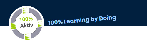 100% Aktiv Learning by doing, aktives Tun, high performance skills training 100% aktiv - Seminare, Coaching, Workshops mit Dipl.-Psych. Jürgen Junker und Dipl.-Soziologin Isabella Junker MTO-Consulting Mensch, Team, Organisation - Aschaffenburg