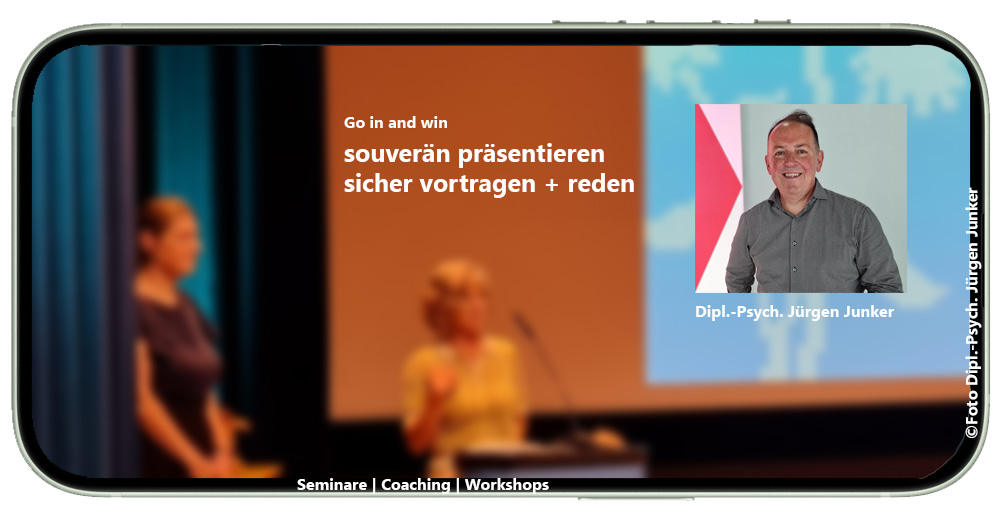 Speakertraining Go in and win ✅ souverän vortragen und präsentieren